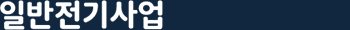 일반전기사업